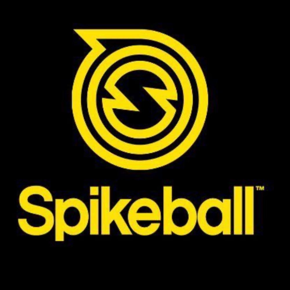 Avalanche Spikeball official logo, black athletic shorts size XXL
